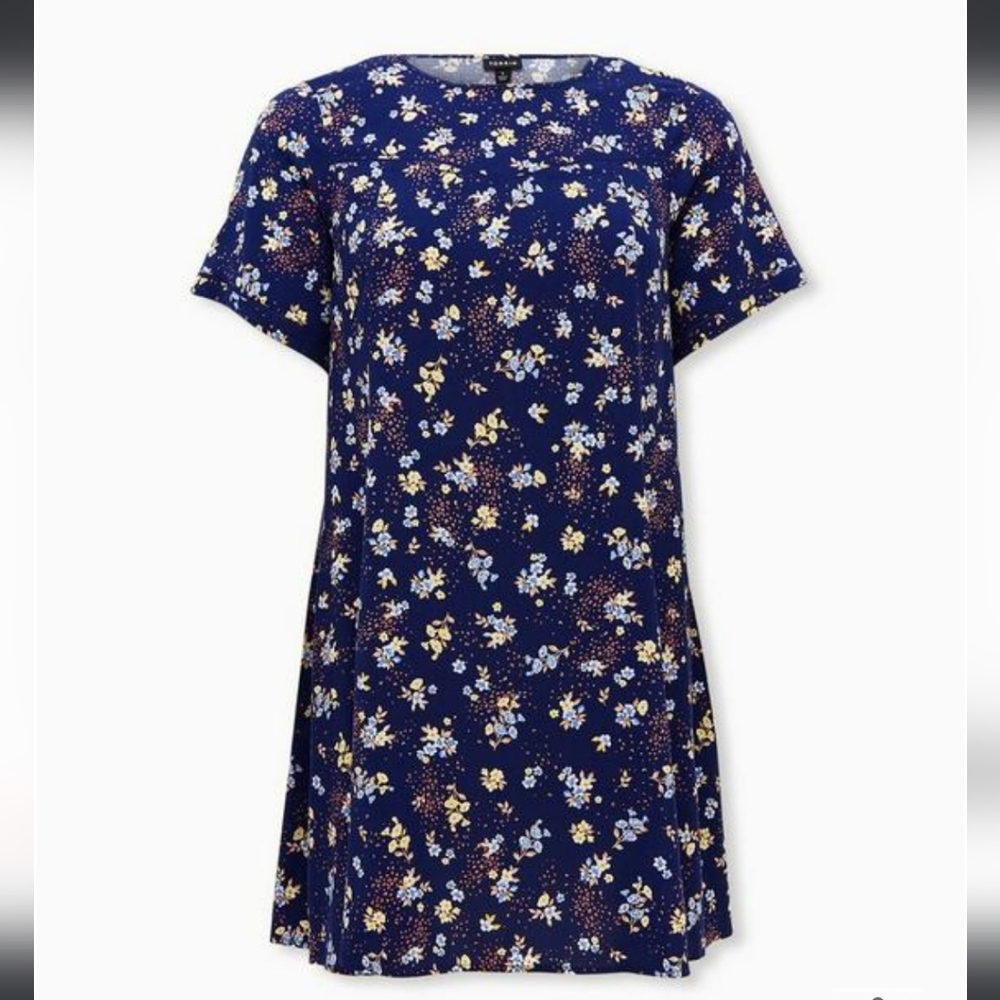 Torrid Floral Trapeze Dress